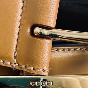 Georgous Women’s Butter GUCCI Gold Leather Belt Size Small  ***SOLD ELSEWHERE***